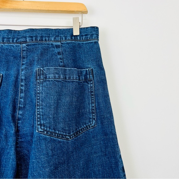 ISCHIKO OSKA Blue Mid Wash Denim Balloon Oversized Jeans UK 12 - Picture 6 of 15